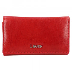 Dámská kožená peněženka Lagen LG-2151 červená č.1