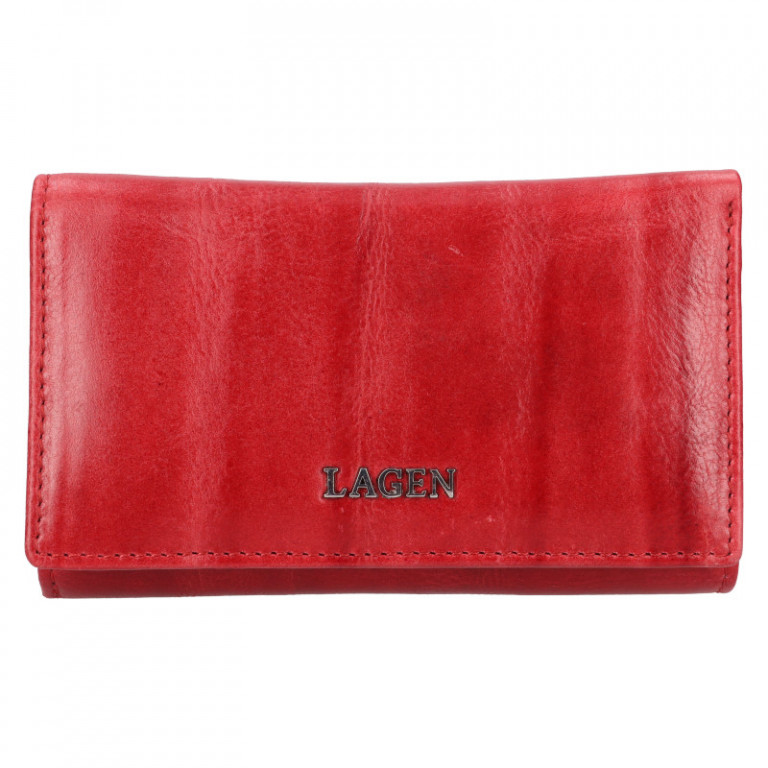 Dámská kožená peněženka Lagen LG-2151 vínová