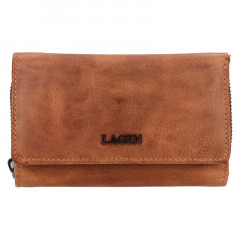 Dámská kožená peněženka Lagen LG-2163 camel č.1