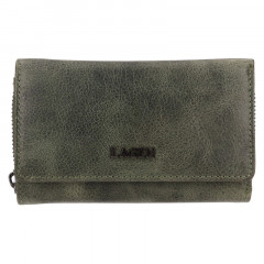 Dámská kožená peněženka Lagen LG-2163 zelená č.1