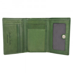 Dámská kožená peněženka rám. Lagen LG-2131 zelená č.3