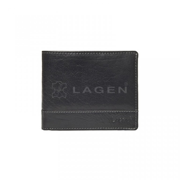 Pánská kožená peněženka LAGEN V-76/T černá