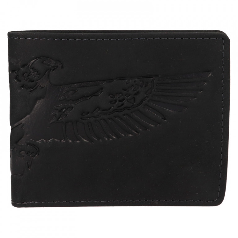 Pánská kožená peněženka Lagen 66-3701 Black Eagle