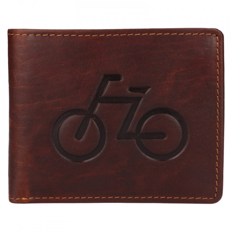 Pánská kožená peněženka Lagen 66-3701/M Bicykle H