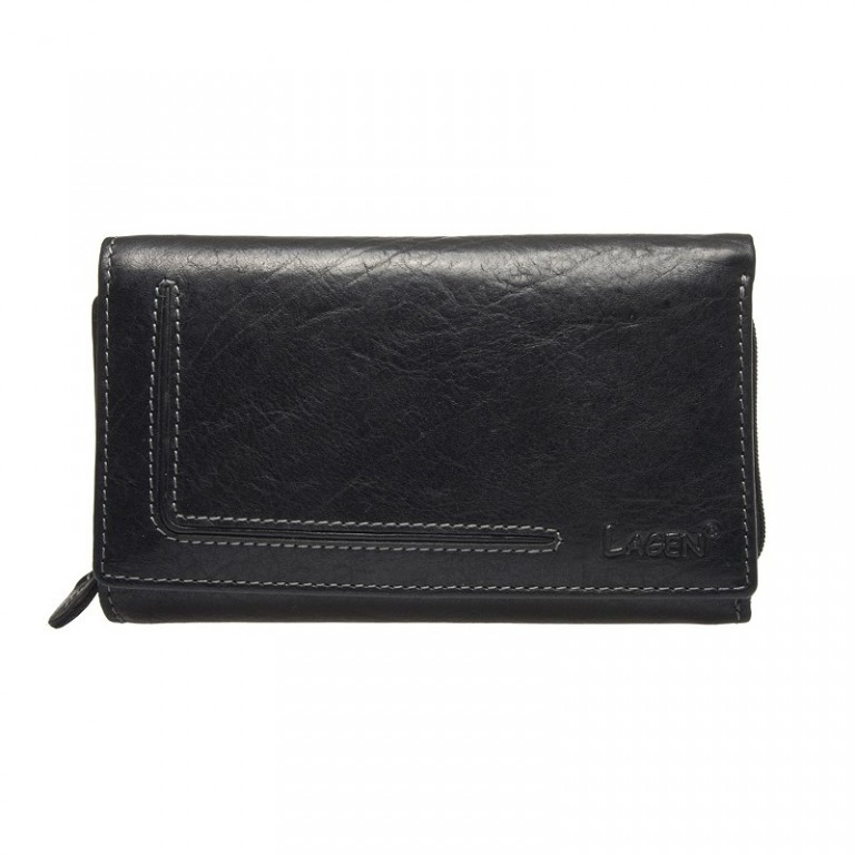 Dámská kožená peněženka LAGEN HT-32/T černá