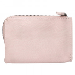Malá kožená peněženka Lagen W-089/D růžová č.2