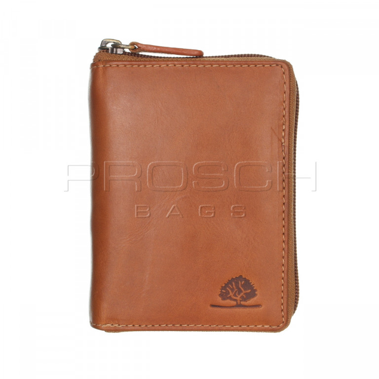 Dámská kožená peněženka RFID 1086-24 Teak Brown