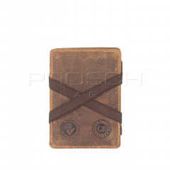 Kožená magic peněženka Greenburry 1608-25 hnědá č.3