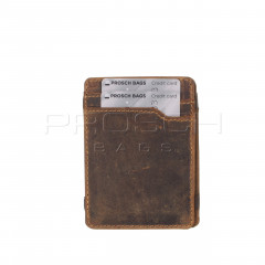 Kožená magic peněženka Greenburry 1608-25 hnědá č.6