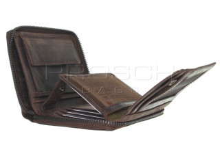 Kožená peněženka Greenburry Revival 1935-22 hnědá č.8