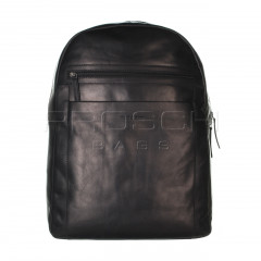 Kožený batoh na notebook Grenburry 1100-20 Black č.1