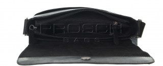 Kožená taška Greenburry 1107-20 Black č.12