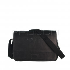 Kožená taška Greenburry 1109-20 Black č.1
