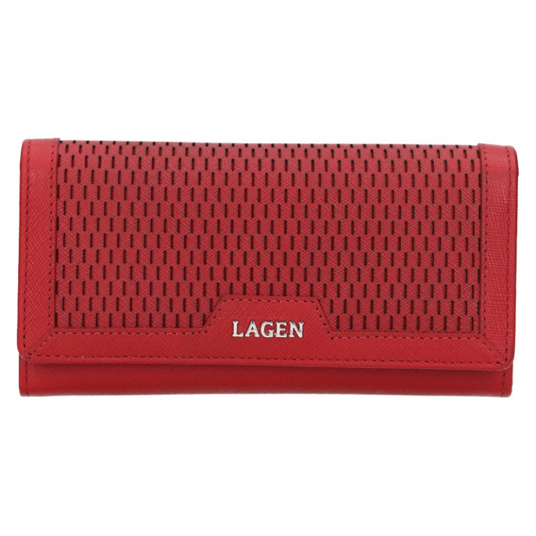 Dámská kožená peněženka Lagen BLC/5704 červená