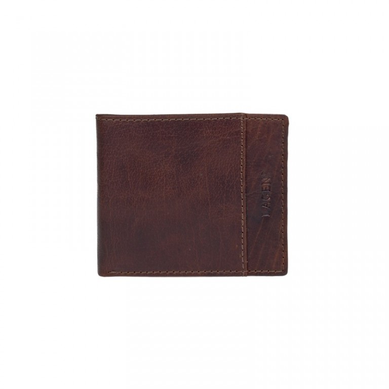 Pánská kožená peněženka LAGEN LN-8697 tan