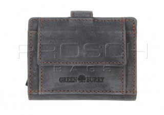 Kožená peněženka na karty Greenburry 1686-27 Steel č.9