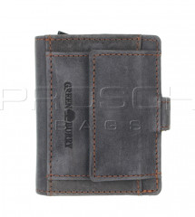 Kožená peněženka na karty Greenburry 1686-27 Steel č.7
