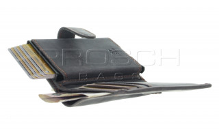 Kožená peněženka na karty Greenburry 1686-27 Steel č.6