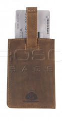 Kožené pouzdro na karty Greenburry 1614-RFID-25 hn č.2