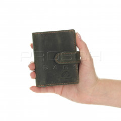 Kožená peněženka na karty Greenburry 1686-30 Green č.14