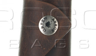 Kožená klíčenka Greenburry 1560-25 hnědá č.4