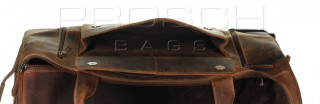 Cestovní kožená taška na kolečkách Greenburry 1736 č.6