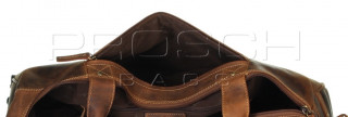 Cestovní kožená taška na kolečkách Greenburry 1736 č.7