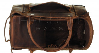 Cestovní kožená taška na kolečkách Greenburry 1736 č.9