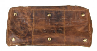 Cestovní kožená taška Greenburry 1736-25 hnědá č.14