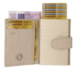 Kožená peněženka na karty Greenburry 1150-11 Cream č.6