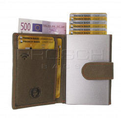 Kožená peněženka na karty Greenburry 1150-30 Green č.6