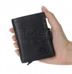 Kožená peněženka na karty Greenburry 1150-20 Black č.9