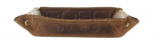 Kožená miska na klíče Greenburry XX1-Big-25 hnědá č.4