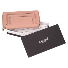 Dámská kožená peněženka Lagen BLC/5591 Peach č.4