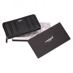 Dámská kožená peněženka Lagen BLC/5690 Black č.4