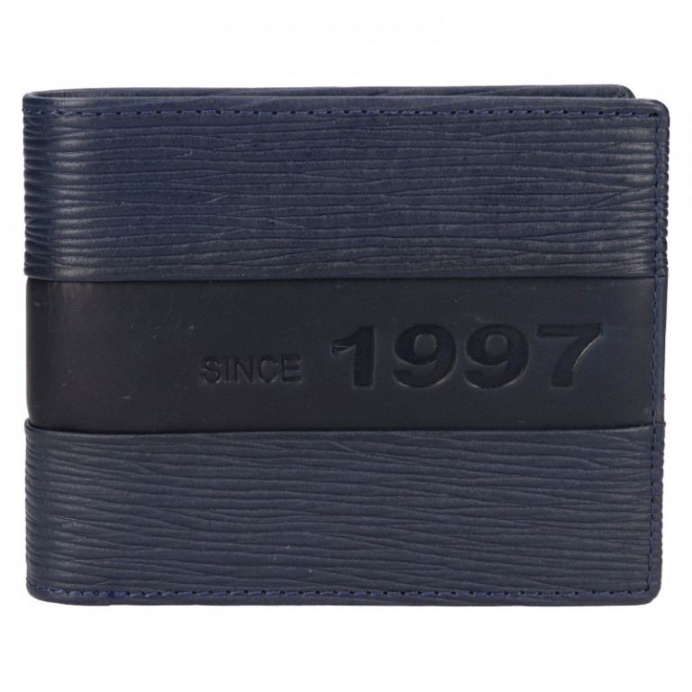 Pánská kožená peněženka Lagen BLC/5701 Navy