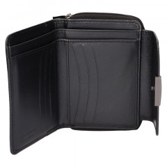 Dámská kožená peněženka Lagen 50723 Metal Black č.3