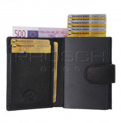 Kožená peněženka na karty Greenburry 1150-20 Black č.6