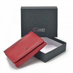 Dámská kožená peněženka COSSET 4499 Komodo červená č.10