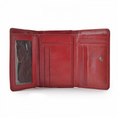 Dámská kožená peněženka COSSET 4499 Komodo červená č.5