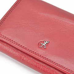 Dámská kožená peněženka COSSET 4499 Komodo červená č.4