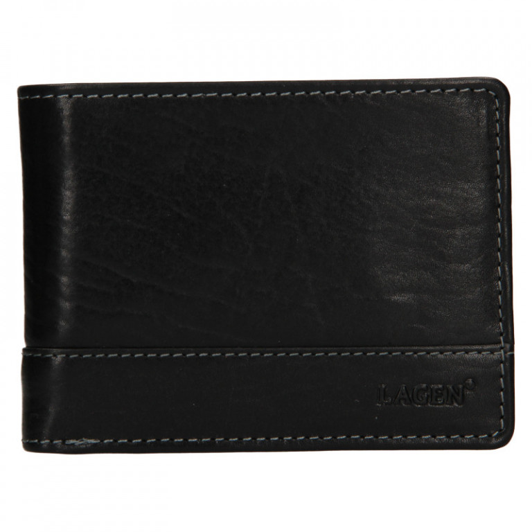 Pánská kožená peněženka Lagen LG-6504/T černá