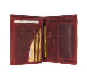 Kožená peněženka Greenburry 1701-RS-26 červená č.5