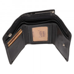 Dámská kožená peněženka LAGEN HT-33/T černá č.4