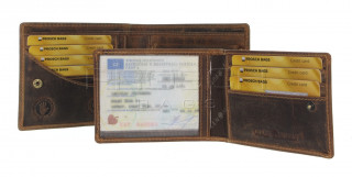 Kožená peněženka Greenburry 1702-Stag-3 hnědá č.9