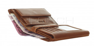 Pánská kožená peněženka RFID1088-24 Peanut Brown č.10