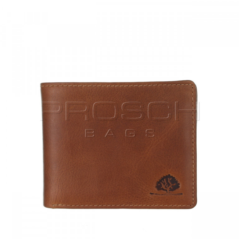 Pánská kožená peněženka RFID1089-24 Peanut Brown
