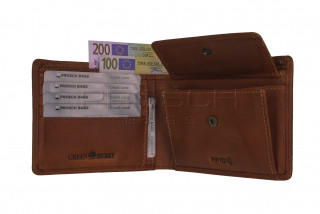 Pánská kožená peněženka RFID1089-24 Peanut Brown č.6