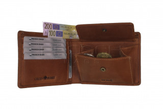 Pánská kožená peněženka RFID1089-24 Peanut Brown č.7