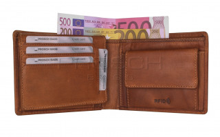 Pánská kožená peněženka RFID1090-24 Peanut Brown č.5